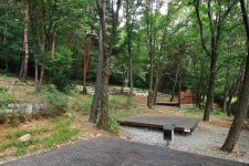 용현 자연휴양림 야영장 고캠핑