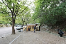 운문산군립공원 소머리 야영장