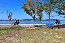 웅포관광지 캠핑장