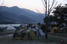 평사리공원 야영장 고캠핑