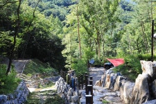 하추자연휴양림 야영장