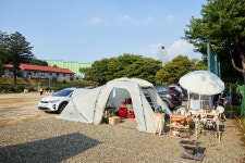 학교안 풍경캠핑장
