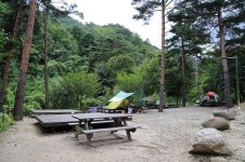 국립검봉산자연휴양림야영장 고캠핑