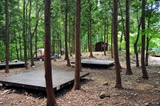 국립남해편백자연휴양림 고캠핑