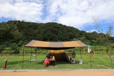 금수문화공원 야영장 고캠핑