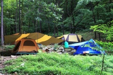 와룡자연휴양림 일반야영장 고캠핑