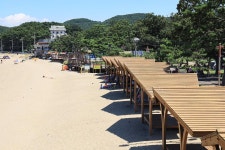 장경리해변 야영장 고캠핑