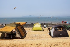 십리포해수욕장 야영장