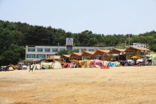 십리포해수욕장 야영장