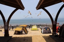 십리포해수욕장 야영장 고캠핑