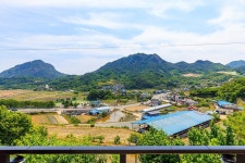 황매산 문워크 카라반 펜션 캠핑
