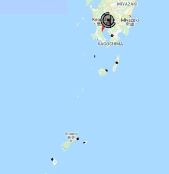 ドローン向け地図 46 鹿児島県 - Google 내 지도