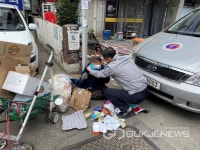 안산상록서, 사동지구대 사회적 약자 위해 마스크 배부 나서