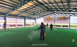 천안시체육회, 지역 체육시설 방역 소독 완료