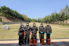 천안시체육회, 지역 체육시설 방역 소독 완료