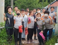 영덕군 영해면 의용소방대 침수피해가구 복구 지원