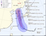 역대급 초강태풍 하이선 북상...전북도 비상체계가동