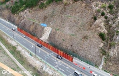 경주시, 보문단지 초입부 붕괴사면 복구공사 완료