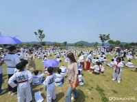 경주시태권도協, 2025 APEC 경주 유치 플래시 몹 눈길
