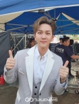 [GJ포토] 김수찬, 울산시민의 큰 함성받으며 제33회 고복수가요제