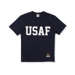 소버먼트 위드 로모트 SOVERMENT WITH LOMORT 470g usaf patch tee-navy-