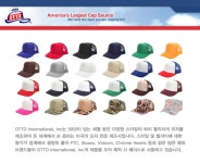 오토캡 OTTO CAPS 5 Panel Golf Style Pro Mesh Back (Black/Gold) 