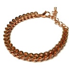 섹스토(SEXTO) W-008 CHAIN BRACELET ROSE GOLD | GVG 스토어. 전 세계직배송.