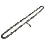 SEXTO SURGICAL STEEL W-011 CHAIN NECKLACE SILVER | GVG STORE K-POP, K-MODE GESCHÄFT. Weltweite Direktlieferung.