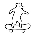 데이앤나잇247 day and night 247 ball cap_board bear (begie)