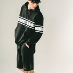 Over The One 오버더원 [Over The One] 083 WHITELINE BASIC FIT HOODIE
