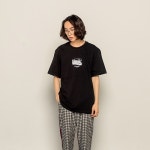 Over The One 오버더원 [Over The One] 145 DOUBLE DECKER SHORT SLEEVE(BLACK)