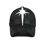 YAN13 얀13 [YAN13] CROSS CUSTOM BALL CAP_BLACK&WHITE