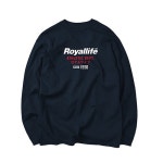 ROYALLIFE 로얄라이프 [ROYALLIFE] RLL308 1996 LOGO LONG SLEEVE - NAVY