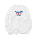 ROYALLIFE 로얄라이프 [ROYALLIFE] RLL308 1996 LOGO LONG SLEEVE - WHITE