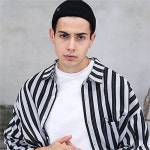 TENBLADE 텐블레이드 [TENBLADE] Project 36.5 Semi Over Fit Stripe Shirt_Black