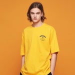 어나더프레임 ANOTHER FRAME 1678 SLOGAN T-SHIRT (YELLOW)