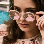 블루엘리펀트 BLUE ELEPHANT DELLA gold-pinkmirror 남자 여자 미러 금테 메탈선글라스