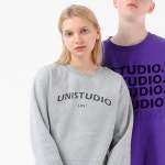 유니 UNI STUDIO SWEATSHIRT GREY (M-013)