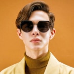 LOOKING4U LKS3808 하프라운드 선글라스 C2_BLACK | GVG K-POP, K-MAGASIN DE MODE. Livraison directe dans le monde entier.