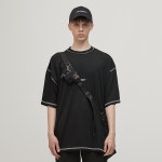 드러그위드아웃사이드이펙트(DRUG WITHOUT SIDE EFFECT) DWS R.N T-SHIRT(BLACK) | GVG 스토어. 전 세계직배송.
