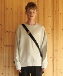 드러그위드아웃사이드이펙트(DRUG WITHOUT SIDE EFFECT) DWS LHERITAGE SWEATSHIRT(MELANGE GREEN) | GVG 스토어. 전 세계직배송.
