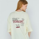 꼼파뇨(CPGN) 16수 IRIDESCENT DRAWING 반팔 크림 | GVG 스토어. 전 세계직배송.