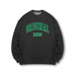 오리지널데이(ORIGINAL DAY) 1992 프린팅 맨투맨 남자 여자 긴팔 티셔츠 시밀러룩 세미오버핏 빅사이즈 차콜 | GVG 스토어. 전 세계직배송.