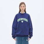 유니스튜디오(UNI STUDIO) UNI ARCH LOGO SWEATSHIRT (NAVY) | GVG 스토어. 전 세계직배송.