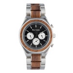 Wils Fabrik 나무 손목시계 - GMT SILVER | GVG STORE. K-POP, K-FASHION STORE. Worldwide Shipping.