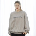 베이직라벨(BASICLABEL) 우먼즈 기본로고베이직 맨투맨 | GVG 스토어. 전 세계직배송.
