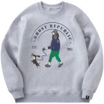 GHOSTREPUBLIC 비어드 테이크 워크 오버핏 맨투맨 티셔츠 GMT-1129 | GVG STORE K-POP, K-MAGASIN DE MODE. Livraison directe dans... 