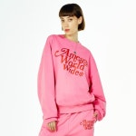 AMES WORLDWIDE SIGNATURE LOGO SWEATSHIRT PINK | GVG STORE K-POP, K-TIENDA DE MODA. Entrega directa mundial.