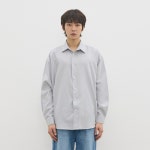 greenery 옥스포드 오버핏 셔츠 스모크그레이 / P020 | GVG STORE. K-POP, K-FASHION STORE. Worldwide Shipping.