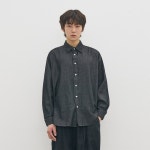 greenery 16수 오버핏 데님셔츠 블랙 / P023 | GVG STORE Piattaforma moda K-POP. Consegna diretta in tutto il mondo.